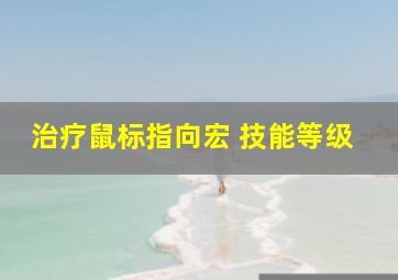 治疗鼠标指向宏 技能等级